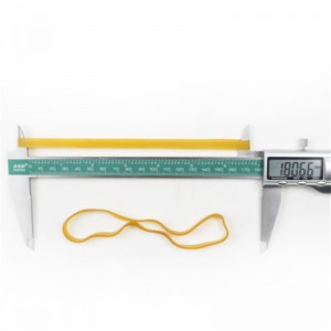 Produttori personalizzati in gommoni allungati e ampliati in gomma ampliata ad alta temperatura e anti-invecchiamento in gomma gialla