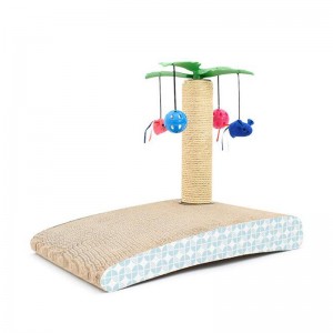 Scheda per graffio del gatto di cocco