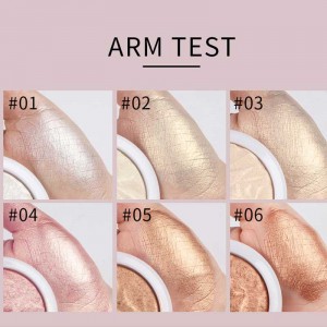 Etichetta privata trucco in polvere highlighter