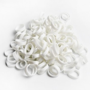 Fabbrica personalizzata all\'ingrosso bianco ad alta elasticità anello anti-invecchiamento cavo anello anello anello
