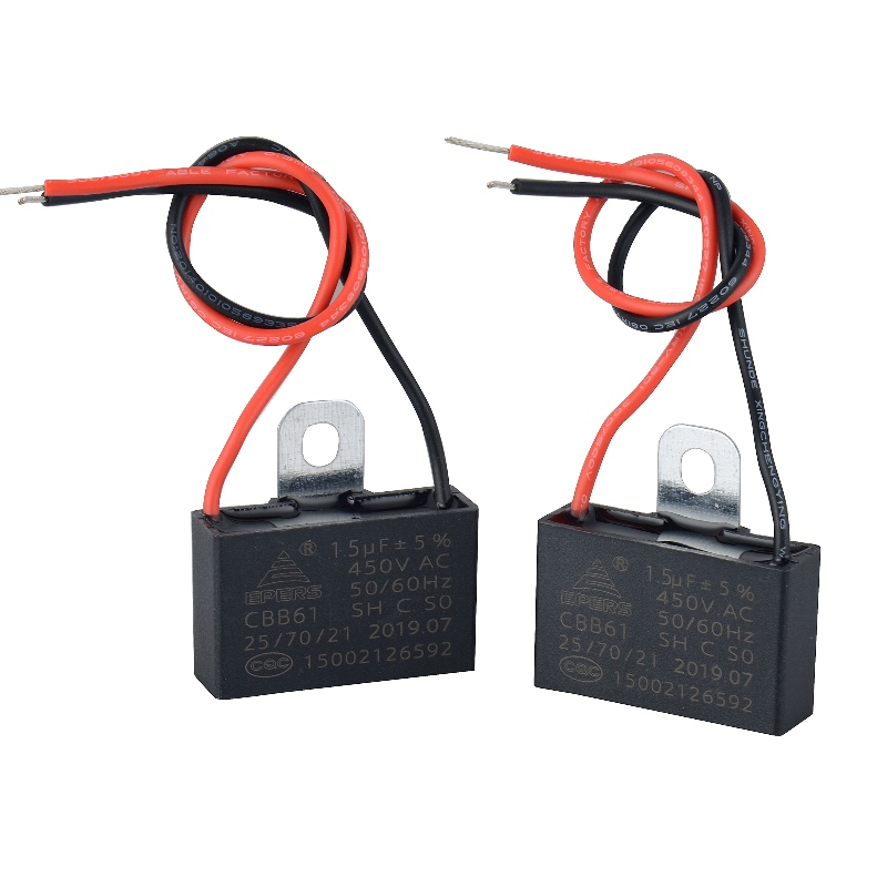 1.5UF 450 V 50/60Hz SH C S0 25/70/21 CQC CBB61 condensatore