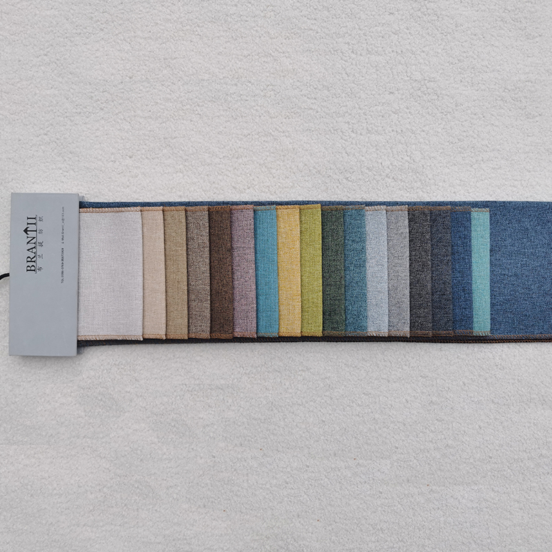 Tessuto in cotone e lino colorante BNT1810