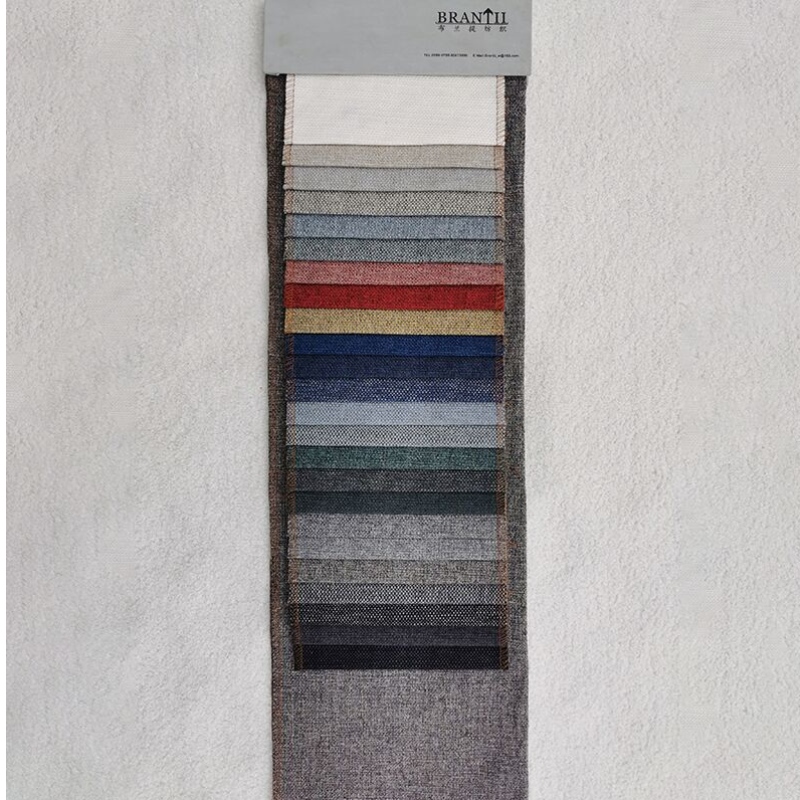 Tessuto in lino in cotone tinto filato BNT1896