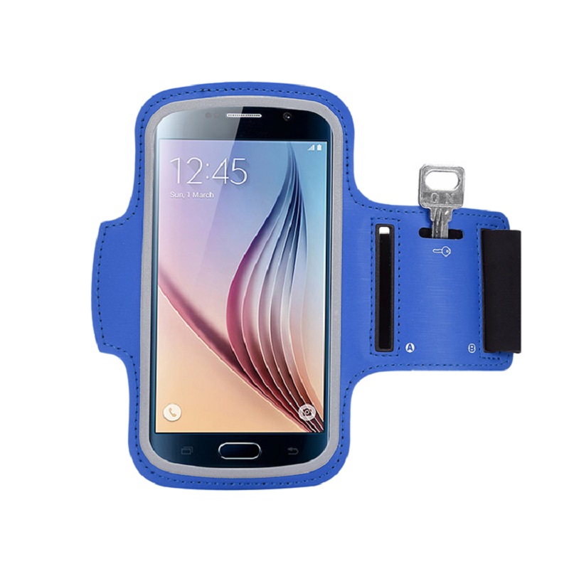 Eco-friendly Modern Running Jogging LED Brandband Elastic Sport Phone Bracciale in pelle PU Braccio per cellulare