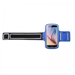 Eco-friendly Modern Running Jogging LED Brandband Elastic Sport Phone Bracciale in pelle PU Braccio per cellulare