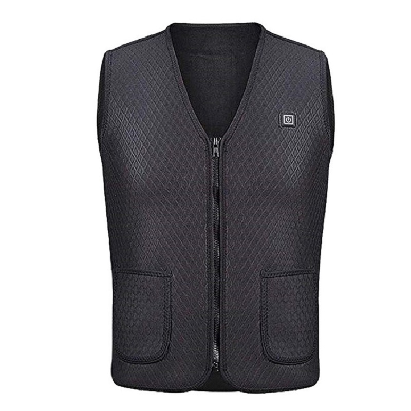 Impermeabile Abbigliamento riscaldato in pile Vest Mens Gilet Muscolo Abbigliamento riscaldato Bodywarmer Working Elettrico Giacche riscaldato