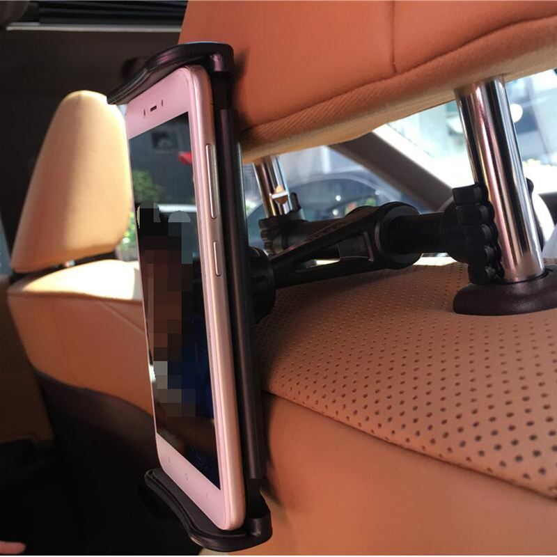 Backseat Car Mobile Holder Car Car Seat Phone Phone Mount per iPhone 7 8 x Ipad Samsung S8 Poggiatesta Tablet Titolare