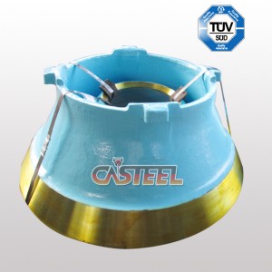 Terex Pegso TC1000, TC1150, TC1300 Cono Crusher Concave&Mantle MN22CR2