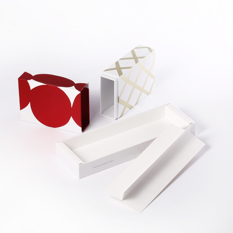 Pacchetti scorrevoli del cassetto della carta rigida di alta qualità personalizzati per il regalo