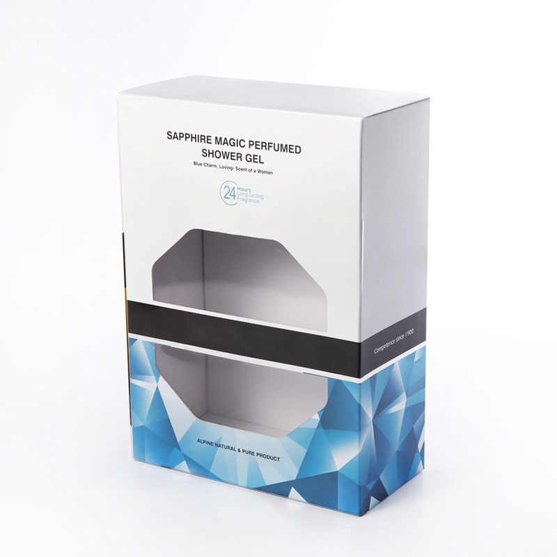 Scatole di imballaggio della finestra del pacchetto del regalo della laminazione lucida con la finestra trasparente
