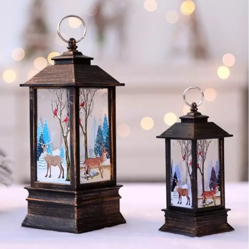 Lanterna decorativa della candela decorativa della lanterna appesa la lanterna decorativa della casa economica con luci di corde Romantico portatile
