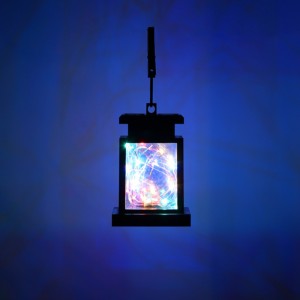 Lanterna Solar Power Twinkle LED Candela Solar Outdoor Lighting Garden Giardino Giallo Giallo Yard Ombrello Tree Appeso