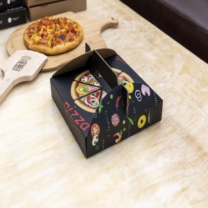 Scatola di imballaggio della pizza della pizza portatile di stampa di varie dimensioni personalizzate di varie dimensioni riutilizzabile