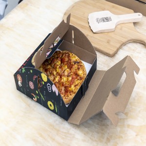 Scatola di imballaggio della pizza della pizza portatile di stampa di varie dimensioni personalizzate di varie dimensioni riutilizzabile
