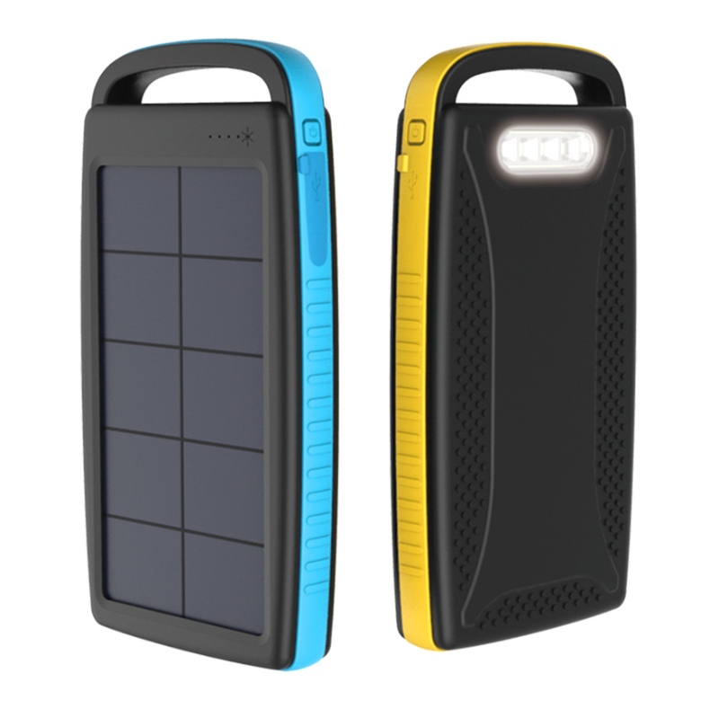Amazon Impermeabile Dual Solar Outdoor Car Caricabatterie portatile Power Bank per escursioni e viaggi