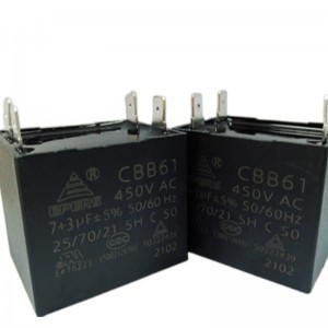 1UF ~ 15UF 40/85/21 250V 450 V 500 V 50/60Hz condensatore CBB61 per condizionatore d\'aria