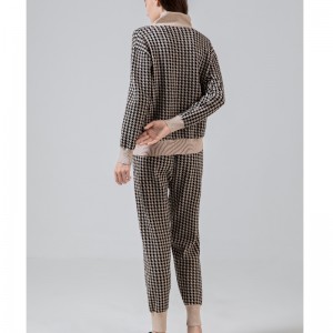 Tendenza alla moda per il tempo libero All-match Qianbird-type a maglia vestito a due pezzi 68015#