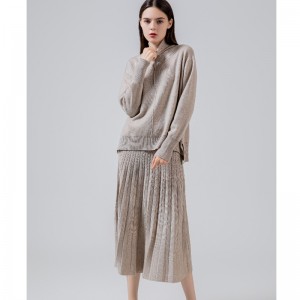 Trends moda Casual Versatile Air Air Gonna pieghettata Set di due pezzi 69022#