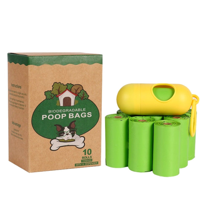 Sacchetto della cacca del cane monouso compostabile del materiale della PLA