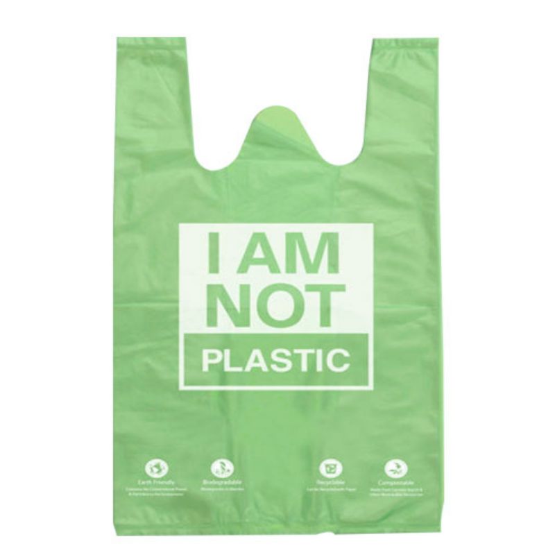 Sacchetto di plastica degradabile