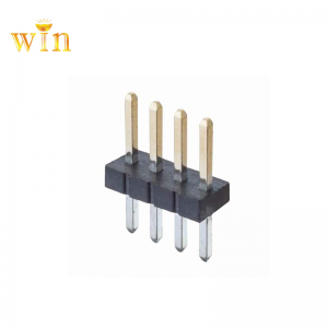 2.54mm Pitch 180 ° DIP SINGLE RAMONE 2P ~ 40P Pin Intestazione