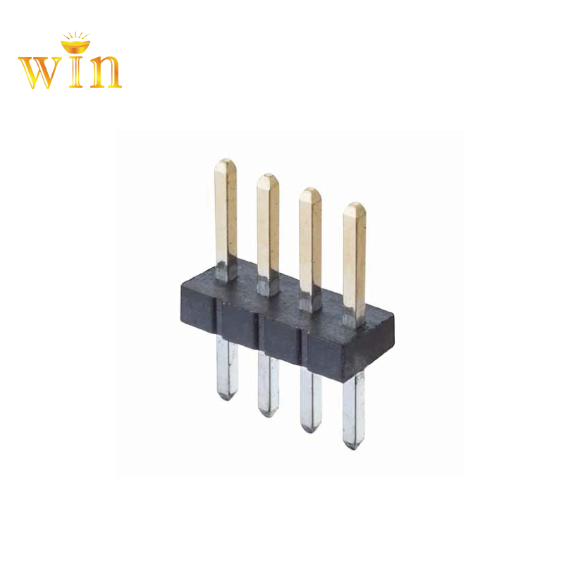 2.54mm Pitch 180 ° DIP SINGLE RAMONE 2P ~ 40P Pin Intestazione