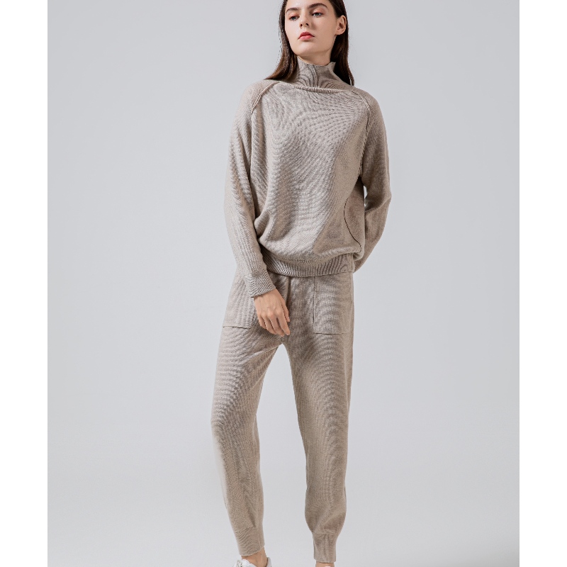Alla moda casual Joker Knit Sports 2 pezzi set 69025#