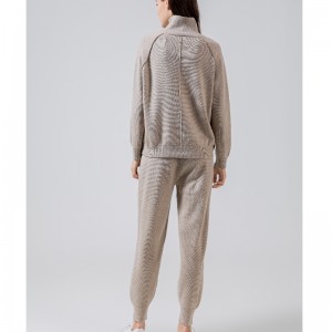 Alla moda casual Joker Knit Sports 2 pezzi set 69025#