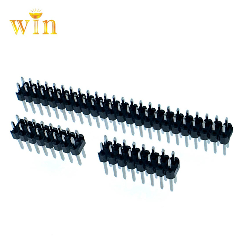 2.54mm 2x8p Dual Row Double Plastic Pin Pin Intestazione 3.0mm-9.2mm