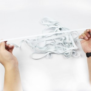 Fabbrica all\'ingrosso costume da bagno bianche cinghie di gomma maschera cinghie per orecchio cinghie elastiche