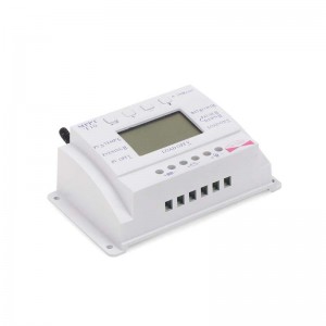 PWM 20A 10A Regolatore di carica del pannello solare del pannello solare T10 T20 12V 24 V Auto LCD Display Light e Dual Timer
