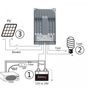 EPEVERE MPPT 40A 30A 20A Controller a carica solare 12V24V Tracer4215BN 3215 miliardi di 2215 miliardi di batteria Regolatore del pannello della batteria Max PV 150V Ingresso