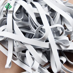 Il produttore della banda di gomma produce e vende la cintura di biancheria intima elastica per costume da bagnonaturale, accessori per occhiali danuoto