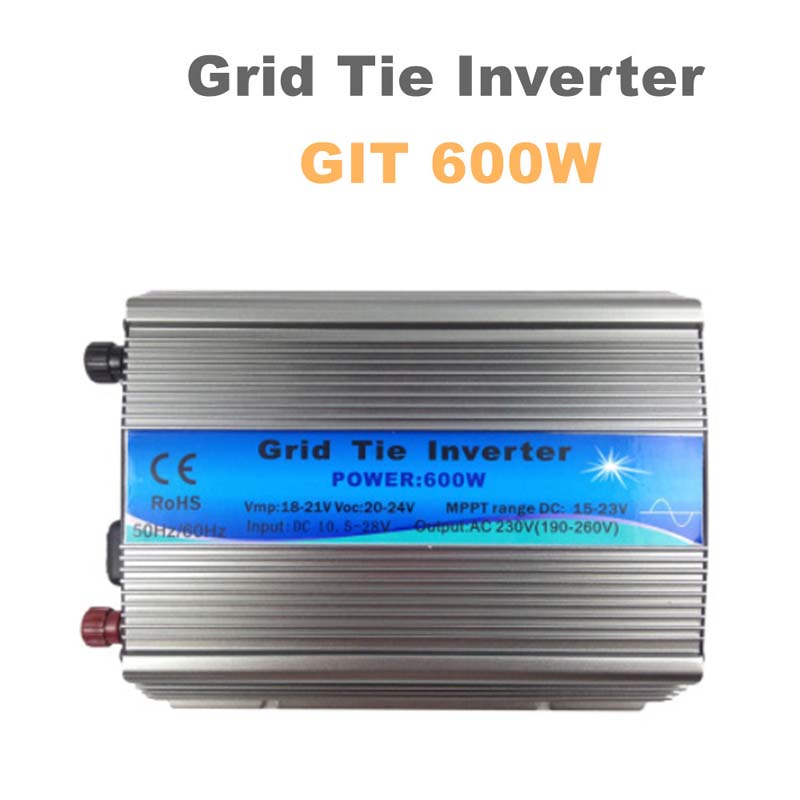 600W su Grid Tie Inverter MPPT Funzione 11-32V DC 110V 220 V Uscita AC OUDINE PURE PURE Onda per pannelli solari