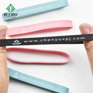 Produttori di origini Bande di gomma stampate personalizzate pubblicitarie