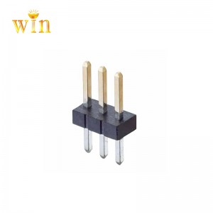 Connettore PCB di intestazione pin da 2,54 mm 1x3p 180 °