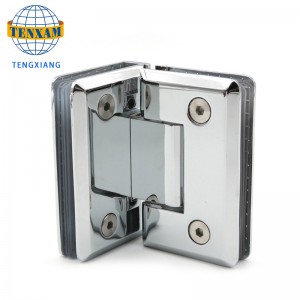 Morsetto in acciaio inossidabile con cerniera in vetro