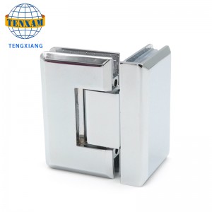 Morsetto in acciaio inossidabile con cerniera in vetro