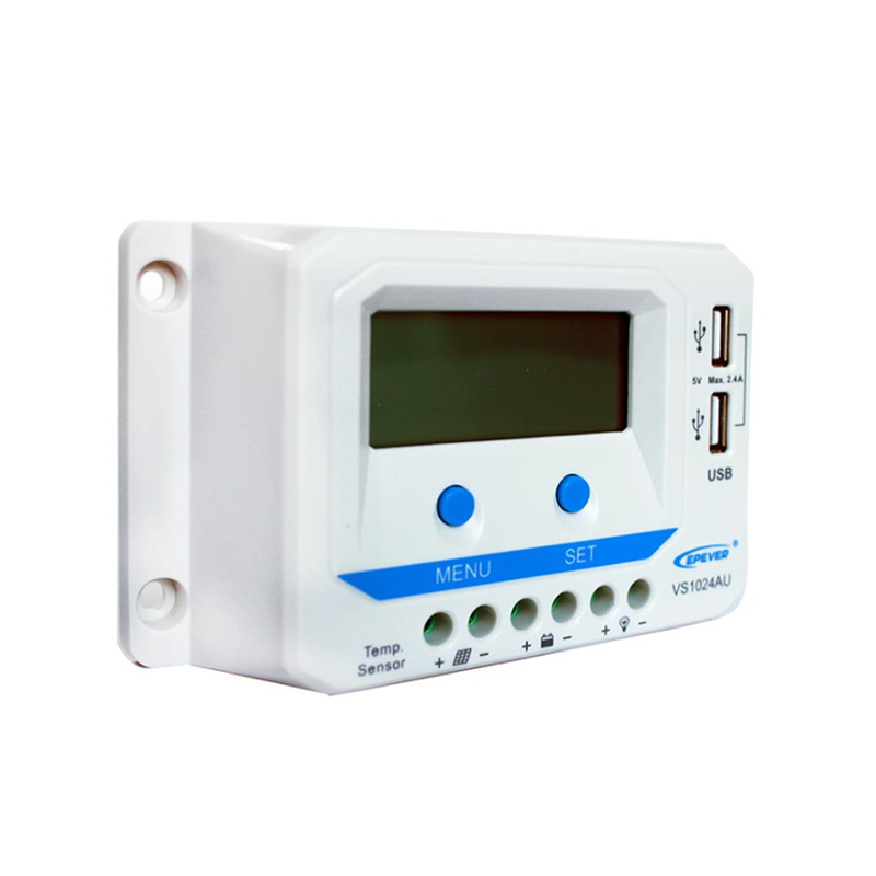 EPEVER PWM 60A45A30A20A10A Controller per caricatore solare 12V 24V Auto Retroilluminazione LCD Regolatore del pannello solare Dual USB ViewStar-AU Series
