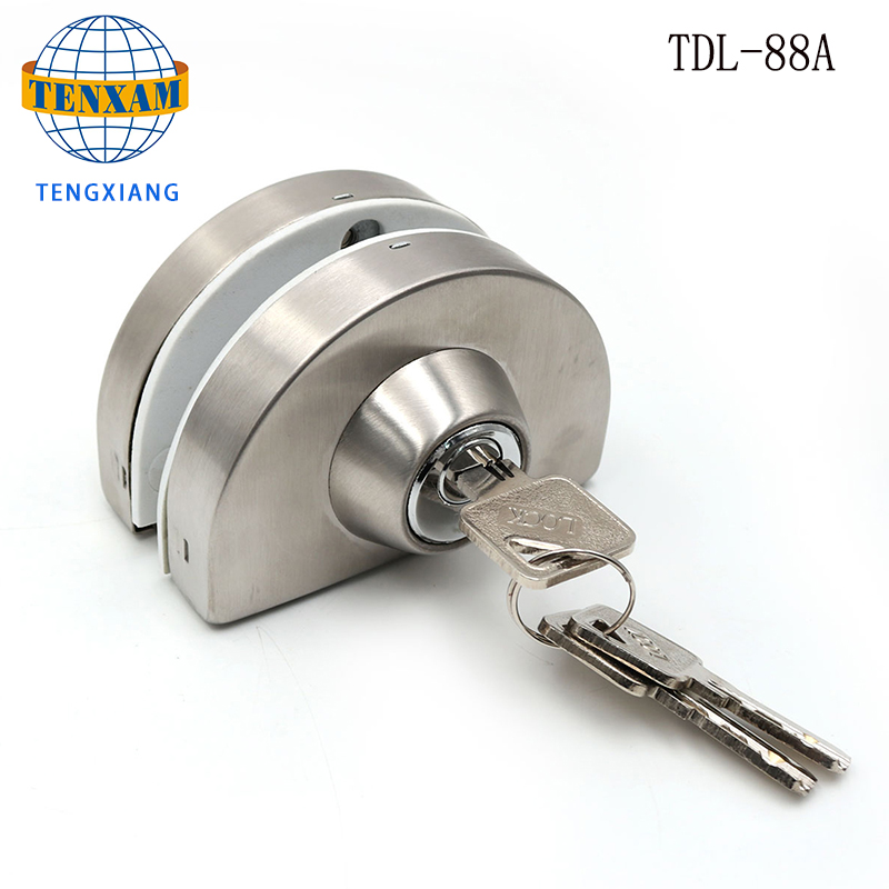 Leva dinichel satinato Set Lock Block Bedroom Bagno Tubolare Maniglia Porta serratura