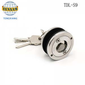 Serrature per porte in vetro scorrevole di alta qualità con cilindro di blocco