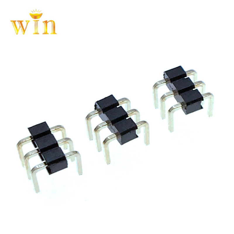 2.54 mm Connettore di intestazione singola con pin singolo a forma di singolo 2,54mm