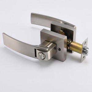 S7811 maniglia della porta innichel in raso con serratura e chiave, serratura della porta d\'ingresso/door leva, serratura del leverst della porta anteriore