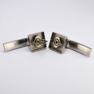 S7811 maniglia della porta innichel in raso con serratura e chiave, serratura della porta d\'ingresso/door leva, serratura del leverst della porta anteriore