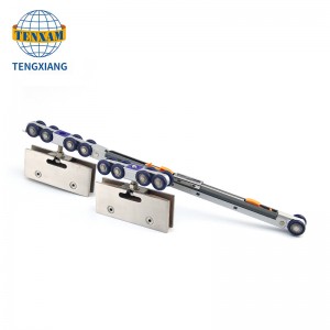 Accessori per mobili Guida Hardware Hardware in legno Rullo scorrevole in legno con 8 ruote