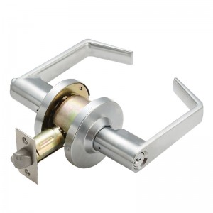 7205 Grado 2 Duty Duty Office Dorso Lockset a leva a leva, Finitura del Chrome Satin