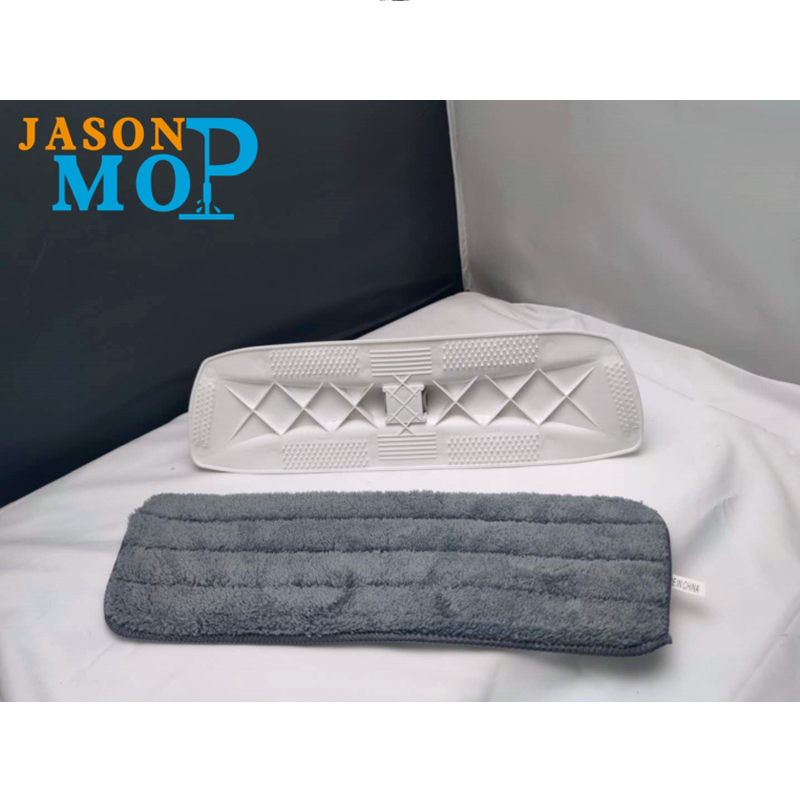 JASON 2020 Nuovo mop con getto d'acqua con asta in acciaio inossidabile mop piatto pulito in microfibra (JS-B2010)