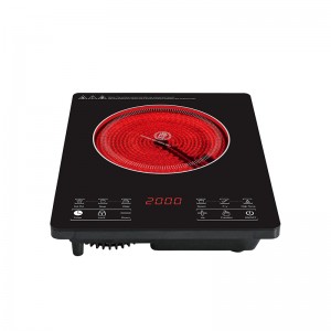 J21 Nuovo design in ceramica per fornello in ceramica con forno elettrico forno a infrarossi a infrarossi in vetro ceramico singolo piastre calde