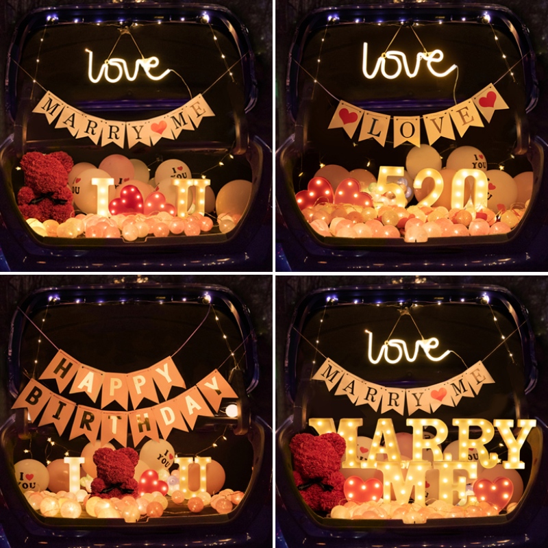Numero di alfabeto personalizzato Numero arabo Lamzuree Luci 3D Led Lettera Segno Lucenotturna all'aperto per Bar Hotel Hotel Decorazione festival dinozze