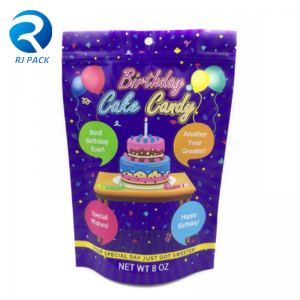 Design personalizzato di alta qualità Stand Up Sacchetti per le caramelle